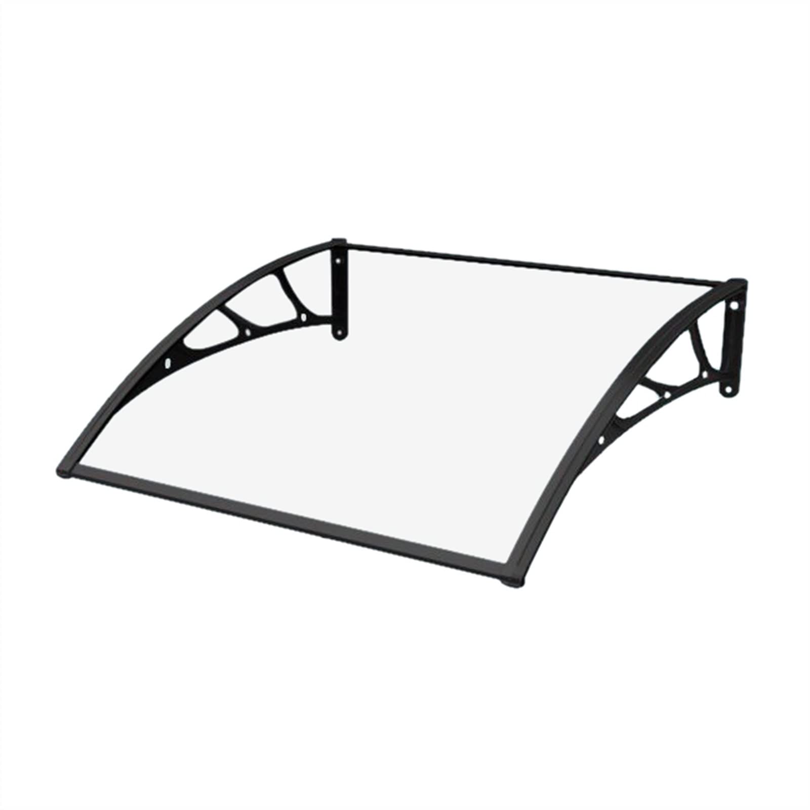 Auvent de porte d'entrée abri de pluie de toit de patio de porche en polycarbonate