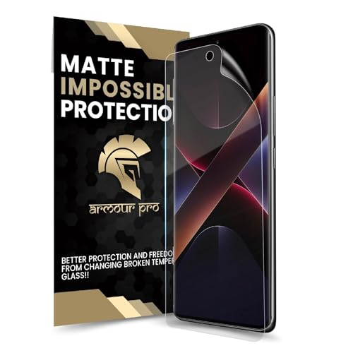 Image of ArmourPro Matte Screen Protector for Poco X7, Premium Ultra Thin TPU Front Membrane Guard, Anti-Glare, Bubble-Free, Edge to Edge Coverage, Fingerprint Friendly | 1 Pack