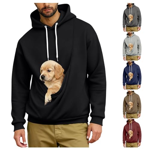 Mens Durable Pet Carrier Hoodie