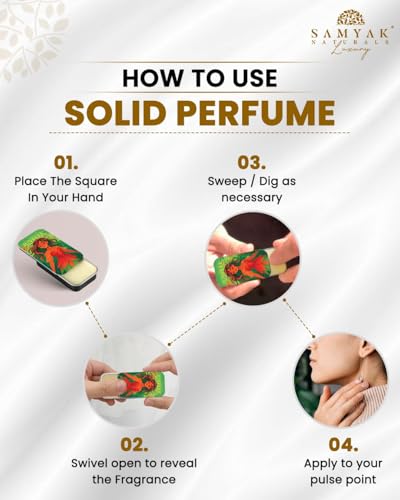 Image of Solid Perfume Unisex Duo - Elora & Meraki | 10g x 2 (20g Total) | Long-Lasting Alcohol-Free Solid Perfume Balm | Musk & Spicy Amber Fragrance | Pocket Travel Perfume for Men & Women