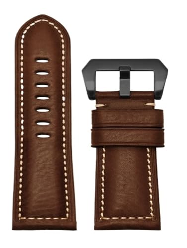 [DNYXGDGSL] plC PA441 PAM01661 vXgbvƌ݊ ݂̂C^Avvoh Be[Wu[voh jpuXbg 22mm 24mm(Dark brown black,24mm)