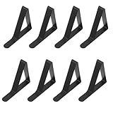 VICASKY 8 Stück 8 Stück Camping Tischdeckenklammern aus Edelstahl Windfeste Tischdeckenhalter für...