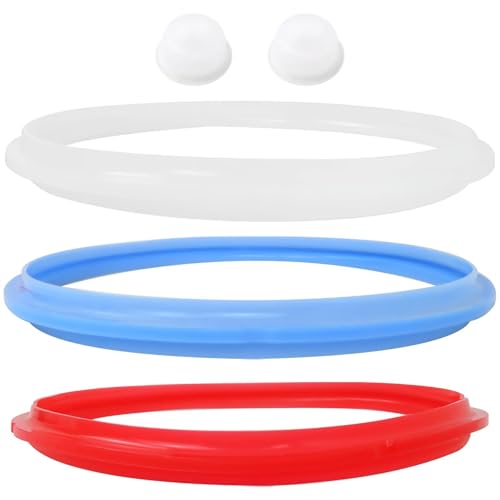 3-Pack Juego de Anillos de Sellado para Olla a Presión Ins-tant Pot 8QT - Reemplazo Premium de Silicona para IP-DUO80 IPLUX80 Ultra miniatura 6