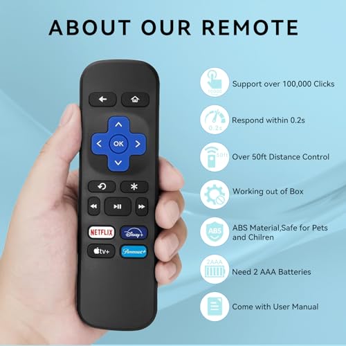 Télécommande pour Roku perdue ? Pack de 2 manettes de secours Express et Premiere - 3