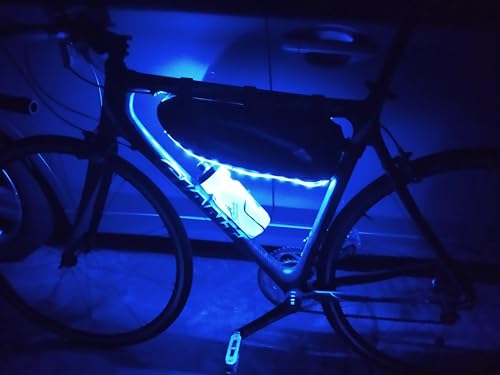 Image of ProTron USB C RGB LED Strip for iPhone 15 Pro Max, Type C Color Changing Bike Frame Light, 3ft USB-C LED Plugin Strip for Selfie Light, FaceTime, Selfie Sticks, Computer, Laptop, Portable