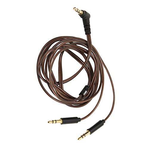 3.5mm to Dual, Cord OFC Core Headphone Upgrade He400se Jack Male Cable for Sundara Arya Ananda, Gold, 120 cm