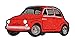 Produktbild Fußmatte Fiat 500 rot