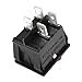 uxcell Red Illuminated Light On/Off DPST Boat Rocker Switch 22A/250V 20A/125V AC 5pcs