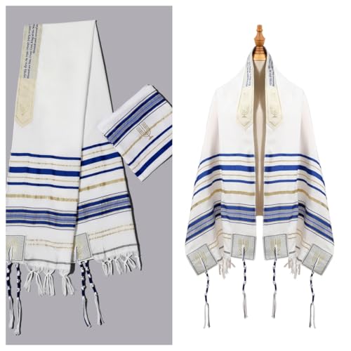 1Pc Taperstick Prayer Shawl Morning Prayer Shawl Prayer Scarf Prayer Religious Scarf 50cmx180cm4