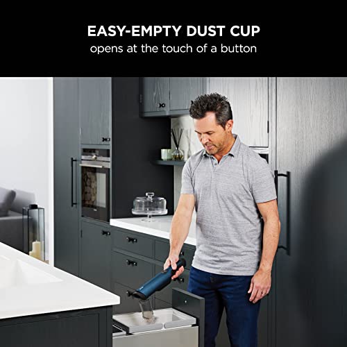 Shark WandVac 2.0 Cordless Handheld Vacuum Cleaner, Small & Lightweight, Powerful Suction Handheld Vacuum with Boost Mode, Pet and Duster/Crevice Tools, 15 Mins Run-Time, Charging Base, Blue WV270UK - Image 7