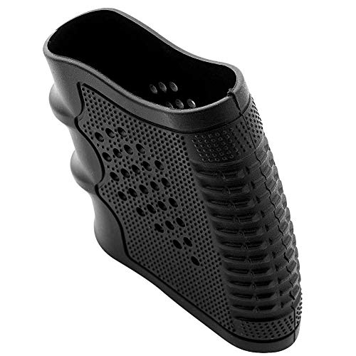 Fidragon Tactical Rubber Grips Glove Sleeve Slip-On Ventilated Grip Grips For Glock And Oher Pistol 3 Pcs Black… #TOP4