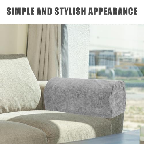Funda para reposabrazos de sofá Levemolo elástica y lavable con acabado textil de alta resistencia 7