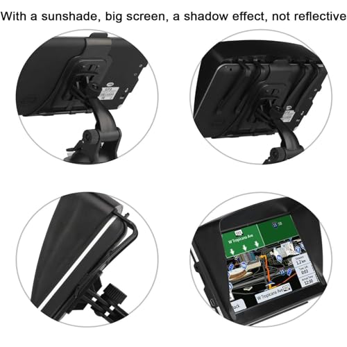 GPS Navigation for Car, Latest 2025 Map 7 inch Touch Screen Car GPS, Voice Turn Direction Guidance, Support Speed and Red Light Warning, Pre-Installed North America Lifetime map Free Update - Image 4