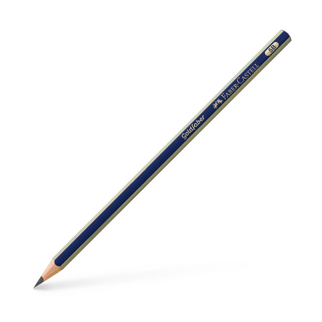 Faber-Castell 1221 - Lápiz de grafito 5B, caja con 12 unidades