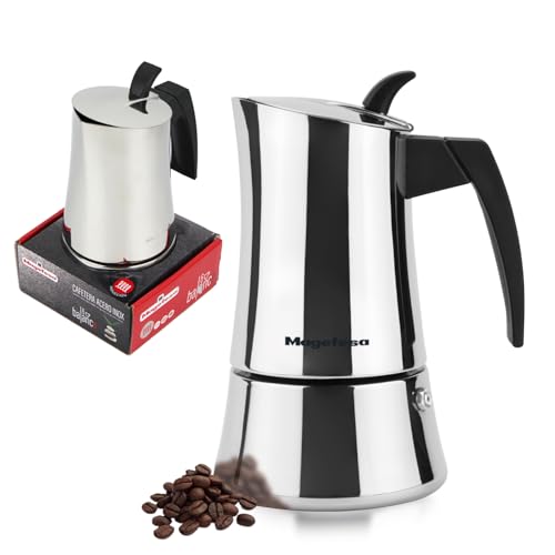 Magefesa Balance 6-Cup Stainless Steel Moka Pot