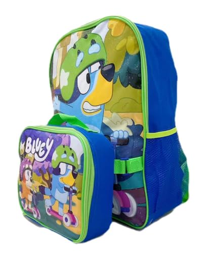 AI ACCESSORY INNOVATIONS Bluey Full Size 16 Inch Backpack with Detachable Lunch Box3