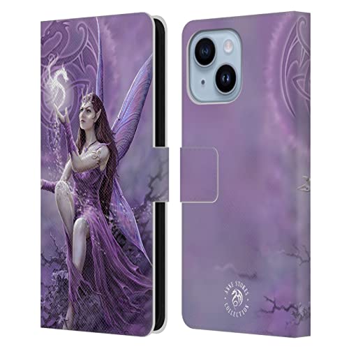 Housse Anne Stokes Celtique Fées étui portefeuille cuir Apple iPhone 14 Plus