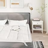 Matelas pour des nuits détendues, il évacue efficacement l'humidité et régule la température pour que vous et votre famille puissiez profiter d'un environnement de sommeil frais et agréable. Matelas ergonomique