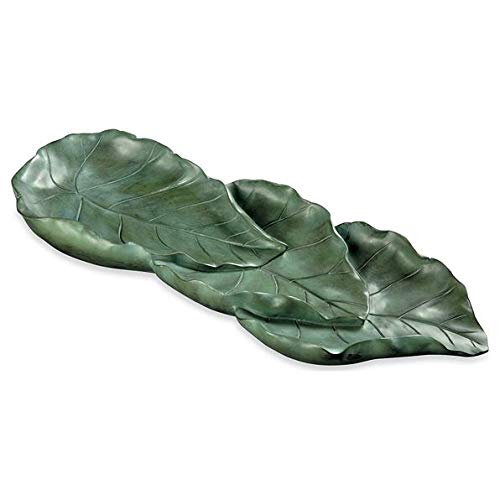 Palos Designs Decorative Downspout Splash Block, Leaves Design