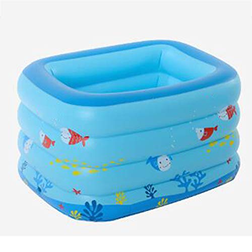 T-XYD Piscina para niños inflables Piscina Rectangular para bebés Piscina para niños Espesamiento Plegable Hogar Niños Familia en Interiores Piscina Infantil Bucke,C