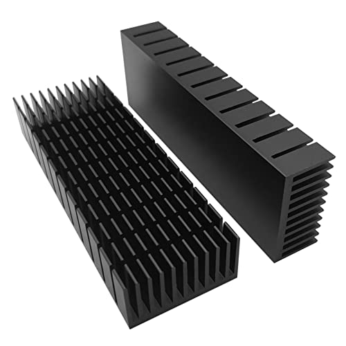 Sirxlevcy Kit de Disipador de de 2 Piezas de 40 Mm 120 Mm X 40 Mm X 20 Mm, Disipador de de Aluminio Enfriador para MóDulo TéRmico LED Peltier de RefrigeracióN