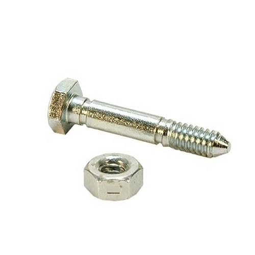 MaxLLTo Pasador de repuesto AM123342 con tuerca de bloqueo para modelos Ariens ST520 ST524 ST624 ST624 ST724 para John Deere 524D 724D 826D 1332DDE