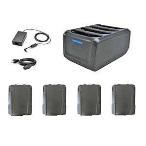 Zebra/Symbol SAC-TC7X-4BTYPP-01 Charger Kit with (4) Spare Battery BT-000318-01 (BTRY-TC7X-46MPP-01) | for TC70, TC75…