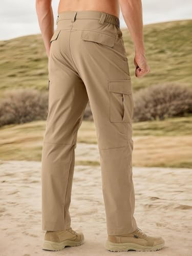 Image of TOPLOT Men's Cargo Pant | Straight Fit Design | Multiple Utility Pockets for Storage | Durable Construction with Comfortable Wear | Functional Everyday Style | Perfect for Casual & Outdoor (5216)