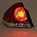 Julypanda Rear Bumper Tail Lights Fit for 2006-2013 Chevy Impala LH+RH Pair of Replacement Brake Lights Red Brake Lights with Bulbs and Harnesses