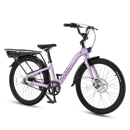 Image of RoyalBaby 24 Inch Kids School Bike for Boys Girls Ages 10-15, Lightweight Aluminum Frame, Shimano 7-Speed, Growing Handlebar, 25kg Rear Rack, Self-Powered Lights, Fenders