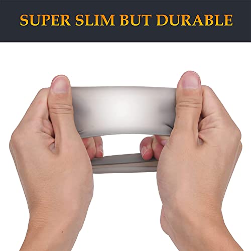 Image of SOULWIT Silicone Ear Pads Cover Protector for Bose QuietComfort QC15 QC25 QC2 QC35 QC45 /Ae2 Ae2i Ae2w /SoundTrue & SoundLink AE Headphones Cushions, Sweatproof, Easily Washable - Grey