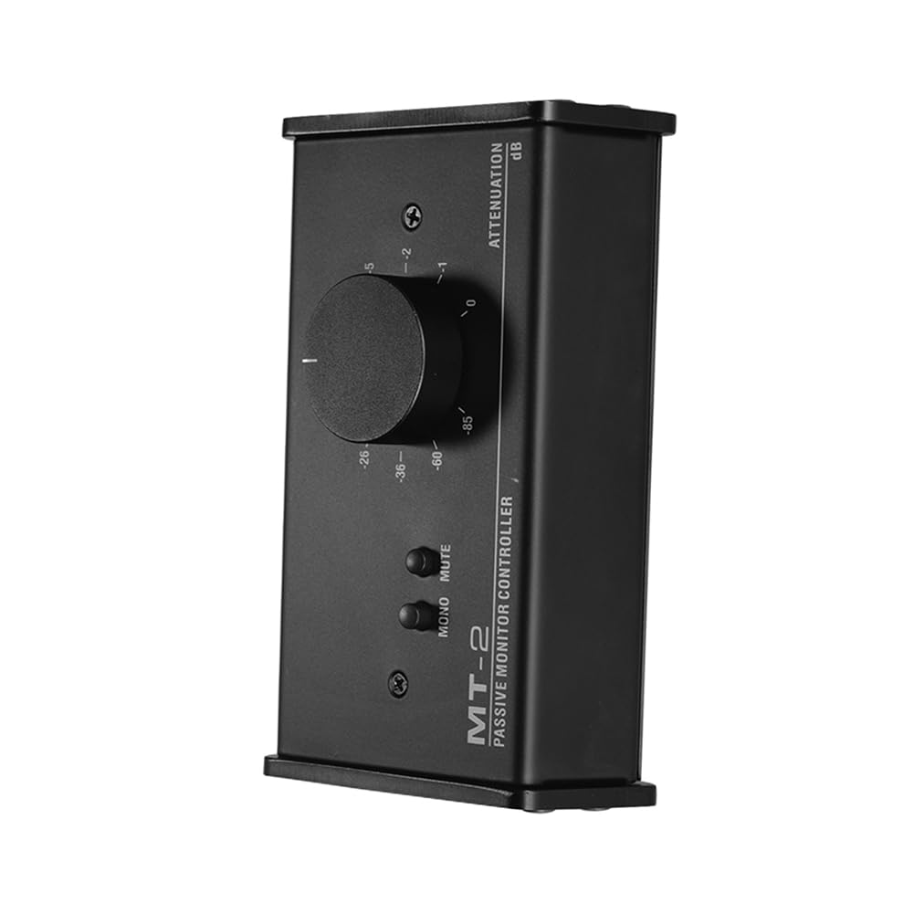 MT-2 Contrôleur de moniteur passif audio avec entrées XLR 3,5 mm Sorties Prend en charge le contrôle d'amortissement Fonction muet Outils
