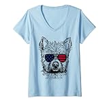 Photo Gallery donna norwich terrier dog 4 luglio america usa bandiera maglietta con collo a v Photo Gallery donna norwich terrier dog 4 luglio america usa bandiera maglietta con collo a v