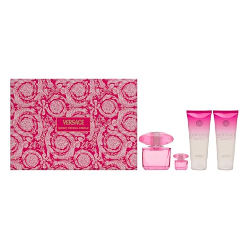 Bright Crystal Absolu For Women By Gianni Versace 4 Pc. Gift Set