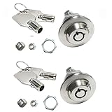 Gun Cabinet Original Homak Toolbox Lock 3/4' Replacement Lock Item# 2417 (Keyed Alike X 2)