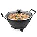 Produktbild Princess Stir-Fry Elektro-Wok - 1400 Watt, 7 Liter, 35 cm Durchmesser, Regulierbarer Thermostat, Marmorbeschichtung, Schwarz, 162389