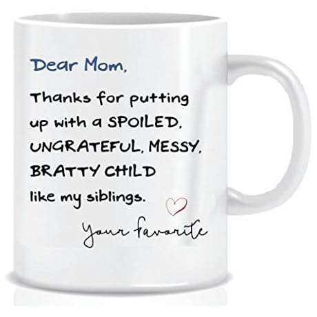 Dear Mom Mug: A Heartfelt Tribute to Maternal Tolerance