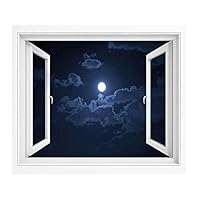 夜空/ポスター Amazon｜夜空 窓ポスター リメイクシート 90x60 cm 深宇宙 風景