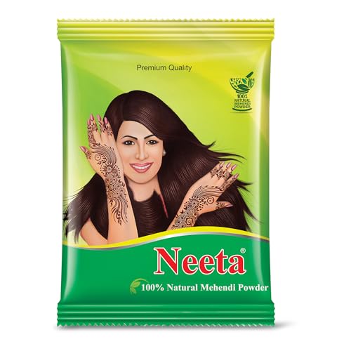 Image of Neeta Mehendi Powder 1 Kg - 100% Natural Henna Mehandi Powder for Hair, Hand & Feet