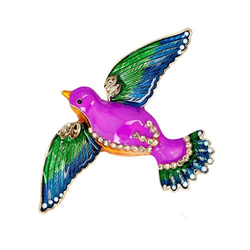 Broche peinte à la main CFWSHJ accessoire de mode unisexe 5,8x4,1 cm