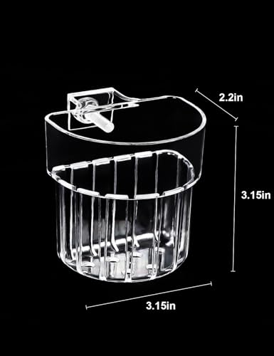 Image of 2 Pack Clear Aquarium Plant Holder Top Hanging Fish Tank Plant Holders Fits up to 0.8in Tank Edges, Aquarium Decor