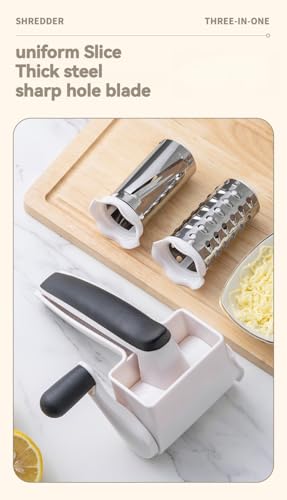 Rallador Manual de Queso 3 en 1 con Manivela miniatura 6