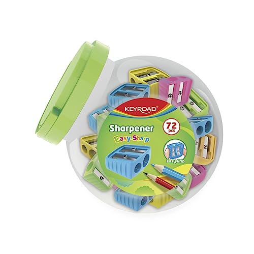 Taille-crayon ergonomique KEYROAD idéal pour les activités de dessin à l'école maternelle