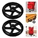 Cabilock 2pcs Shopping Replacement Utility Cart Roller for Grocery and Lightweight Climbing Design for and Versatile Use