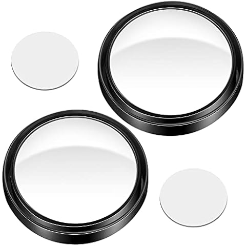 Eruinfang Blind Spot Mirrors For Cars,2 Pack Waterproof 360°Rotatable Convex Rear View Mirror Wide Angle Wing Mirror Reversing Mirror Blind Spot Mirror for Car SUV and Trucks (Eruinfangtrdz033) Cover