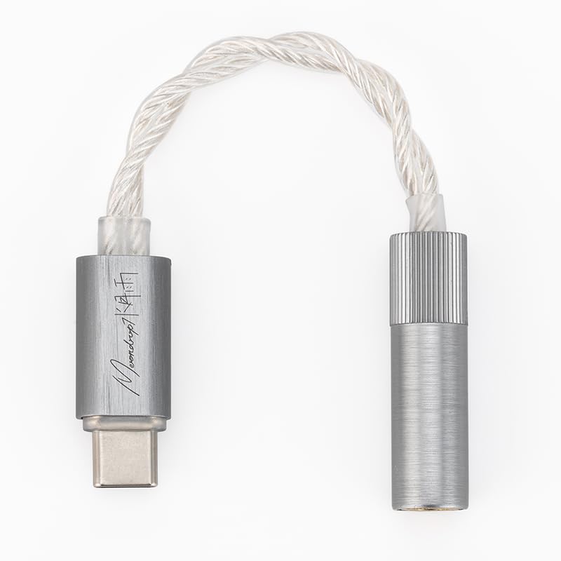Moondrop Echo-B 32Bit/384kHz Portable USB Type-C to Headphone DAC/AMP with 4.4mm Full Balanced Jack Adapter