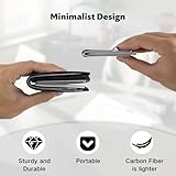 AUCANNIO Wallet Money Clip, Super Slim Portable Money Clip, Credit Card Holder Clips, Front Pocket Clip for Men, Matte Black - Image 3