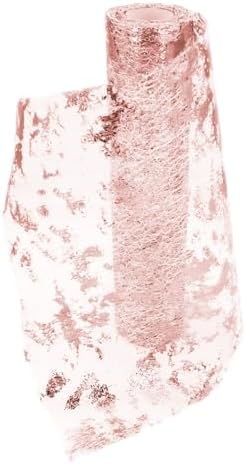 Chemin De Table Filet avec Feuille d'or Rose 28cmx10m, Chemin De ...