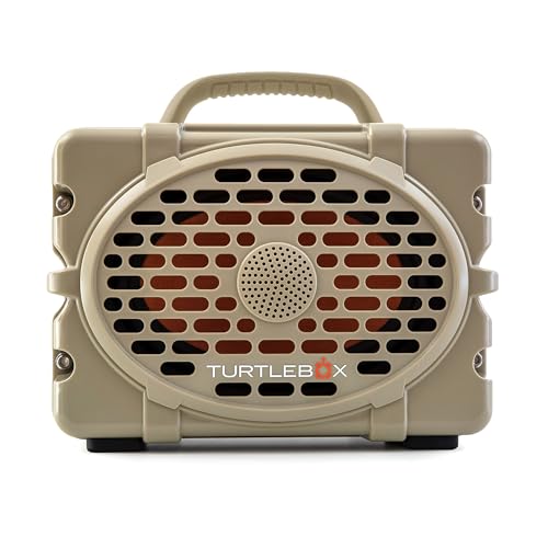 Image of Turtlebox Original Gen 3: Portable Outdoor Bluetooth Speaker - Ultra-Loud (120dB), Waterproof (IP67), Rugged, Impact-Resistant, 3-Day Battery | Party Mode: Unlimited Pairing Stereo, Tan /Tan