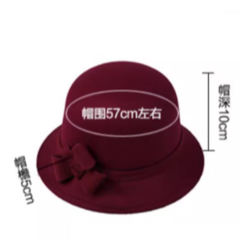 Chapeau melon en laine isolant et respirant pour femme active